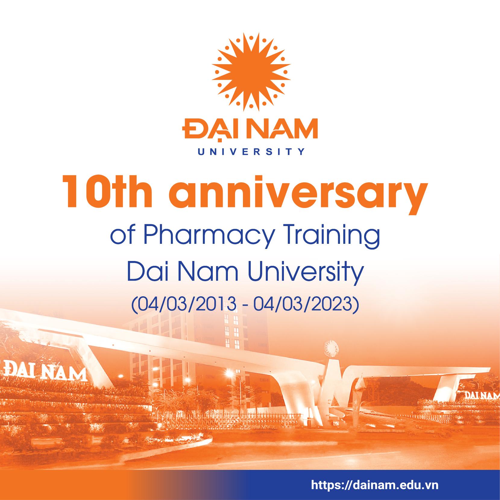 10th anniversary of Pharmacy Training at Dai Nam University