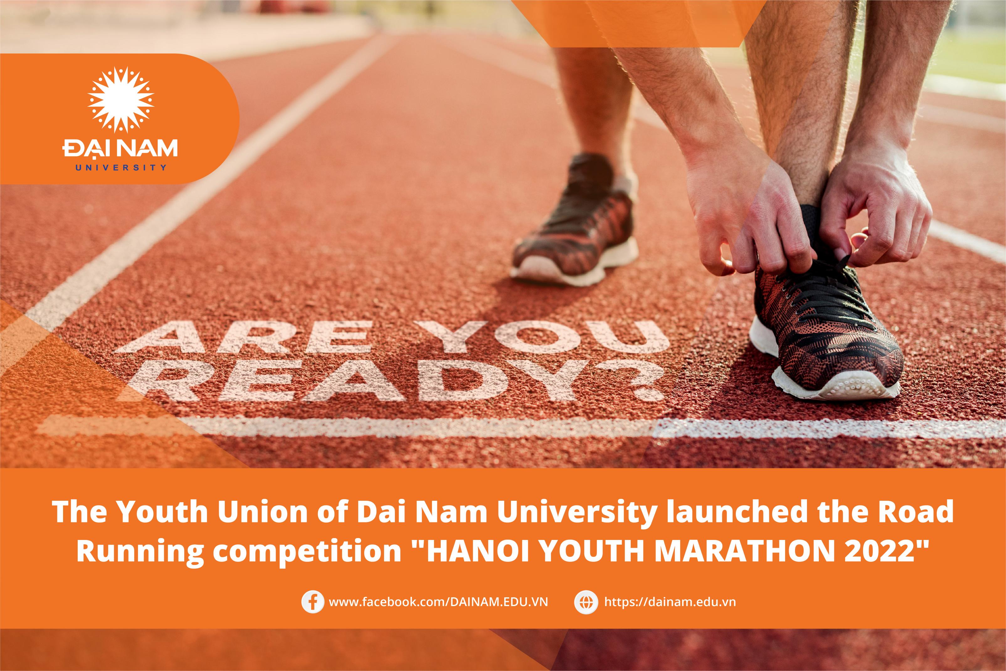 The Youth Union of Dai Nam University launched the Road Running competition 